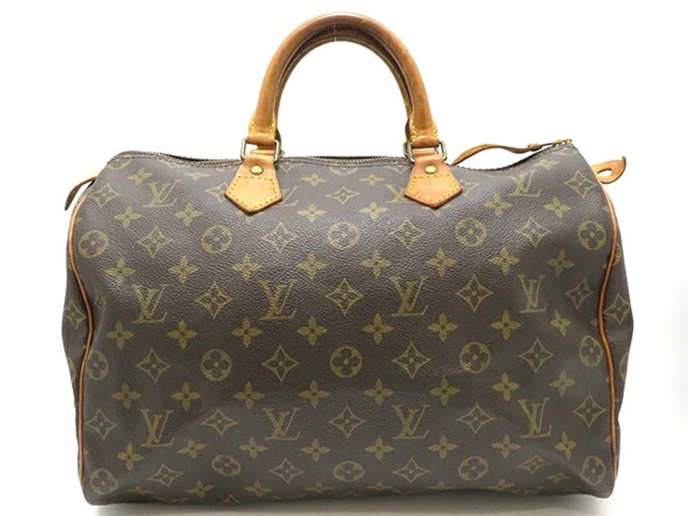 LOUIS VUITTON bag handbag Speedy Monogram Leather Brown